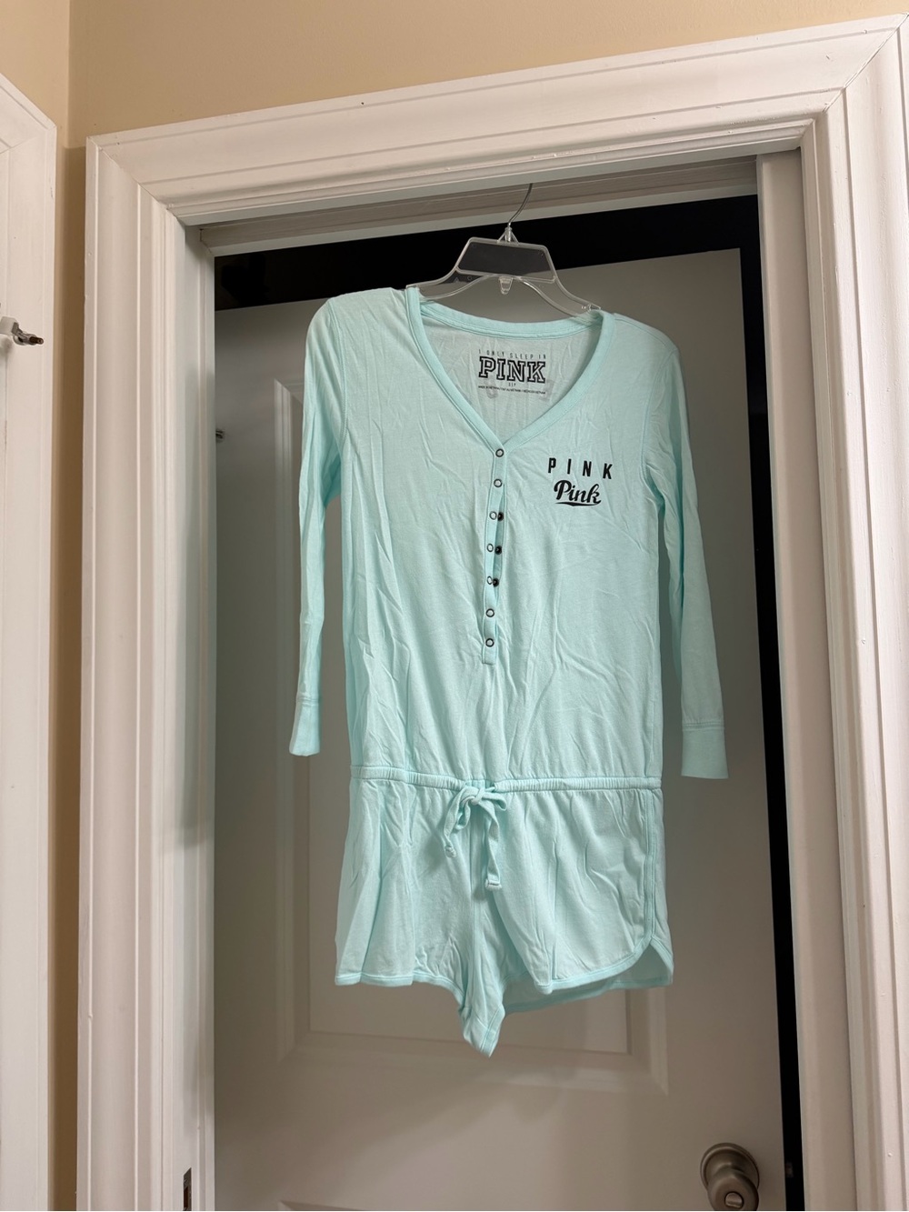 Only PINK Mint V-Neck Sleep Tee